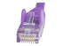 N6PATCH75PL - StarTech.com 75ft CAT6 Ethernet Cable, 10 Gigabit Snagless RJ45 650MHz 100W PoE Patch Cord, CAT 6 10GbE UTP Network Cable w/Strain Relief, Purple, Fluke Tested/Wiring is UL Certified/TIA - Close up