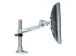 ARMPIVOTB2 - StarTech.com Desk Mount Monitor Arm, VESA or Apple iMac/Thunderbolt Display up to 14kg, Articulating Height Adjustable Single Desktop Monitor Pole Mount, Desk Clamp or Grommet, Silver - Left-angle