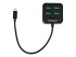 HB31C4AB - StarTech.com 4-Port USB C Hub, USB-C to 4x USB-A Ports, SuperSpeed 10Gbps USB 3.1/USB 3.2 Gen 2 Type-C Hub, USB Bus Powered, Portable/Compact USB-C to USB Adapter Hub for Laptop, Aluminum - Front