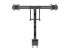 ARMSLMBARDUO - Startech Desk Mount Dual Monitor Arm, Ergonomic Dual Monitor VESA Mount for 32" 17.6lbs (8kg) Displays, Crossbar Handle for Synchronized Full Motion, Height Adjustable, C-Clamp/Grommet - Front