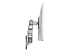 ARMWALLDSLP - StarTech.com Wall Mount Monitor Arm, Articulating Ergonomic VESA Wall Mount Monitor Arm, 20" (52cm) Long , Single 34" Display up to 30.9lb/14kg, Swivel/Tilt/Rotate, Adjustable Screen Mount - Left side