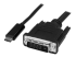 CDP2DVIMM1MB - StarTech.com 3.3 ft / 1 m USB-C to DVI Cable - Right-angle