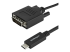 CDP2DVIMM1MB - StarTech 3.3 ft / 1 m USB-C to DVI Cable - Right-angle