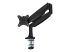 ARMPIVOTHDB - StarTech.com Desk Mount Monitor Arm, Heavy Duty Ergonomic VESA Monitor Arm, Single Display up to 9kg, Full Motion, Height Adjustable, Articulating, Aluminum, C-Clamp/Grommet, Black - Front