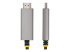 136B-USBC-HDMI213M - Startech 10ft (3m) USB-C to HDMI Adapter Cable, 8K 60Hz, 4K 144Hz, HDR10, USB Type-C to HDMI 2.1 Video Converter Cable, USB-C DP Alt Mode/USB4/Thunderbolt 3/4 Compatible - Multi-angle
