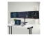 3MP2AG-MONITOR-ARM - StarTech.com Triple Monitor Desk Mount For Up To Three 27in Screens, VESA 75x75/100x100, Tool-Less Arm Adjustments, C-Clamp/Grommet Mount, Spring-Assisted Arms - Right-angle