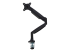 ARMPIVOTHDB - StarTech.com Desk Mount Monitor Arm, Heavy Duty Ergonomic VESA Monitor Arm, Single Display up to 9kg, Full Motion, Height Adjustable, Articulating, Aluminum, C-Clamp/Grommet, Black - Front