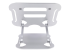 ADJ-LAPTOP-RISER - StarTech.com Laptop Stand for Desk, Ergonomic Laptop Stand Adjustable Height, Aluminum, Portable, Supports up to 22lb (10kg), Foldable Laptop Holder for Desk - Back