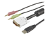 USBDVI4N1A6 - StarTech.com 6 ft 4-in-1 USB DVI KVM Cable with Audio and Microphone - Close up