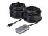 U02442-USB-EXTENDER - StarTech.com USB Extender Hub, 24m USB 2.0 Extension Cable with 4-Port USB Hub, Active/Bus Powered USB Repeater Cable, Optional 10W Power Supply Included - Right-angle