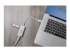 USB31000SPTW - StarTech.com USB 3.0 to Gigabit Ethernet Adapter NIC w/ USB Port (White) - Front