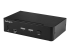 SV231DPU34K - StarTech.com 2 Port DisplayPort KVM Switch, 4K 60Hz, Single Display, Dual Port UHD DP 1.2 USB KVM Switch with Integrated USB 3.0 Hub and Audio, Dell, HP, Apple, Lenovo, TAA Compliant - Right-angle