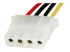 LP4SATAFM12 - StarTech.com 12in SATA to LP4 Power Cable Adapter F/M - Close up