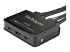 SV211HDUA4K - StarTech.com 2 Port HDMI KVM Switch, 4K 60Hz, Compact Dual Port UHD/Ultra HD USB Desktop KVM Switch with Integrated 4ft Cables & Audio, Bus Powered & Remote Switching, MacBook ThinkPad - Close up