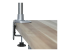 ARMPIVOTB2 - StarTech.com Desk Mount Monitor Arm, VESA or Apple iMac/Thunderbolt Display up to 14kg, Articulating Height Adjustable Single Desktop Monitor Pole Mount, Desk Clamp or Grommet, Silver - Close up
