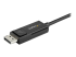 CDP2DP1MBD - StarTech 3ft (1m) USB C to DisplayPort 1.2 Cable 4K 60Hz, Bidirectional DP to USB-C or USB-C to DP Reversible Video Adapter Cable, HBR2/HDR, USB Type C/Thunderbolt 3 Monitor Cable - Close up