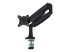 ARMPIVOTHDB - StarTech.com Desk Mount Monitor Arm, Heavy Duty Ergonomic VESA Monitor Arm, Single Display up to 9kg, Full Motion, Height Adjustable, Articulating, Aluminum, C-Clamp/Grommet, Black - Front