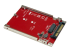 U2M2E125 - Startech M.2. PCI-e NVMe to U.2 (SFF-8639) Adapter - Left-angle