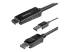 HD2DPMM2M - StarTech.com 2m (6ft) HDMI to DisplayPort Cable 4K 30Hz, Active HDMI 1.4 to DP 1.2 Adapter Converter Cable with Audio, USB Powered, Mac & Windows, HDMI Laptop to DP Monitor, Male/Male - Right-angle