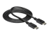 DISPL5M - StarTech.com 5m Long DisplayPort 1.2 Cable with Latches DisplayPort 4k - Left-angle