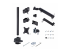 3MP2AG-MONITOR-ARM - StarTech.com Triple Monitor Desk Mount For Up To Three 27in Screens, VESA 75x75/100x100, Tool-Less Arm Adjustments, C-Clamp/Grommet Mount, Spring-Assisted Arms - Front
