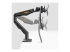 H2M1AS2-MONITOR-ARM - StarTech.com Desk Mount Dual Monitor Arm w/ Crossbar, Up To 27" Displays - Left side