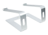 LAPTOP-STAND-SILVER - StarTech.com Laptop Stand for Desk, 5kg/11lb, Aluminum, Silver, Ergonomic - Back