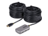 U02442-USB-EXTENDER - StarTech.com USB Extender Hub, 24m USB 2.0 Extension Cable with 4-Port USB Hub, Active/Bus Powered USB Repeater Cable, Optional 10W Power Supply Included - Left-angle