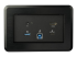 KITBZDOCK - StarTech.com Conference Room Docking Station, Universal Laptop Dock, 4K HDMI, 60W Power Delivery, USB Hub, GbE, Audio, In-Table Connectivity Box For Huddle/Boardroom Collaboration Space - Front
