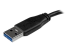 USB3AUB3MS - StarTech 3m 10ft Slim USB 3.0 A to Micro B Cable M/M - Close up