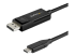 CDP2DP142MBD - StarTech 6ft/2m USB C to DisplayPort 1.4 Cable 8K 60Hz/4K, Bidirectional DP to USB-C or USB-C to DP Reversible Video Adapter Cable, HBR3/HDR/DSC, USB Type C/Thunderbolt 3 Monitor Cable - Right-angle
