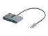 5G2A2CPDB-USB-C-HUB - StarTech.com 4-Port USB-C Hub with 100W Power Delivery Pass-Through Charging, 2x USB-A + 2x USB-C, 5Gbps, USBC Hub w/ 1ft (30cm) Long Cable, Portable Laptop USB Type-C to USB-A/C Hub - Right-angle