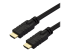HD2MM10MA - StarTech.com 10m(30ft) HDMI 2.0 Cable, 4K 60Hz Active HDMI Cable, CL2 Rated for In Wall Installation, Long Durable High Speed Ultra-HD HDMI Cable, HDR 10, 18Gbps, Male to Male Cord, Black - Right-angle