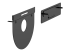 939-001817 - Logitech Tap Wall Mount - Left-angle