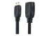 HDACFM5IN - StarTech.com 5in Mini HDMI to HDMI Adapter, 4K High Speed HDMI Adapter, 4K 30Hz Ultra HD High Speed HDMI Adapter, HDMI 1.4, Gold Plated Connectors, UHD Mini HDMI Adapter 4K, Black - Right-angle