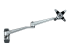 ARMWALLDSLP - Startech Wall Mount Monitor Arm, Articulating Ergonomic VESA Wall Mount Monitor Arm, 20" (52cm) Long , Single 34" Display up to 30.9lb/14kg, Swivel/Tilt/Rotate, Adjustable Screen Mount - Left-angle