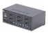 P2DD46A2-KVM-SWITCH - StarTech.com 2-Port Dual-Monitor DisplayPort KVM Switch, 4K 60Hz, 2x USB 5Gbps Hub Ports, 2x USB 2.0 HID Ports, Hotkey and Push-Button Switching, TAA Compliant - Back